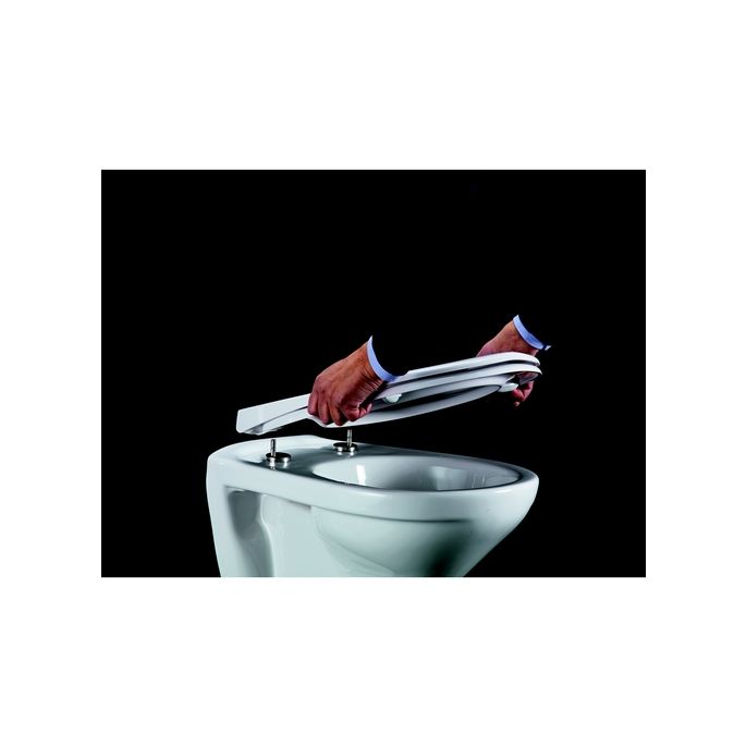 Pressalit Scandinavia PLUS 758068-D05999 toilet seat with cover bermuda