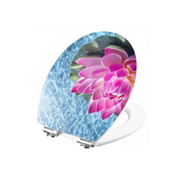 Diaqua Brillant 31171701 toiletzitting met deksel shiny motief Lotus