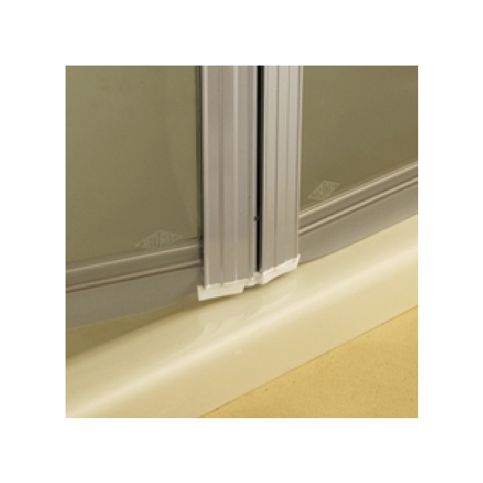 PDPlan Cristal CRS2120 drip strips for double bath shower enclosure