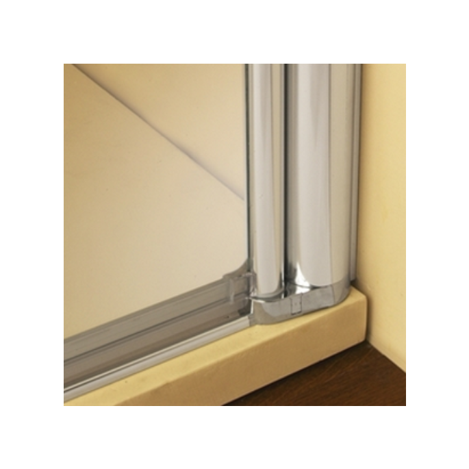 PDPlan Cristal CRS2120 drip strips for double bath shower enclosure