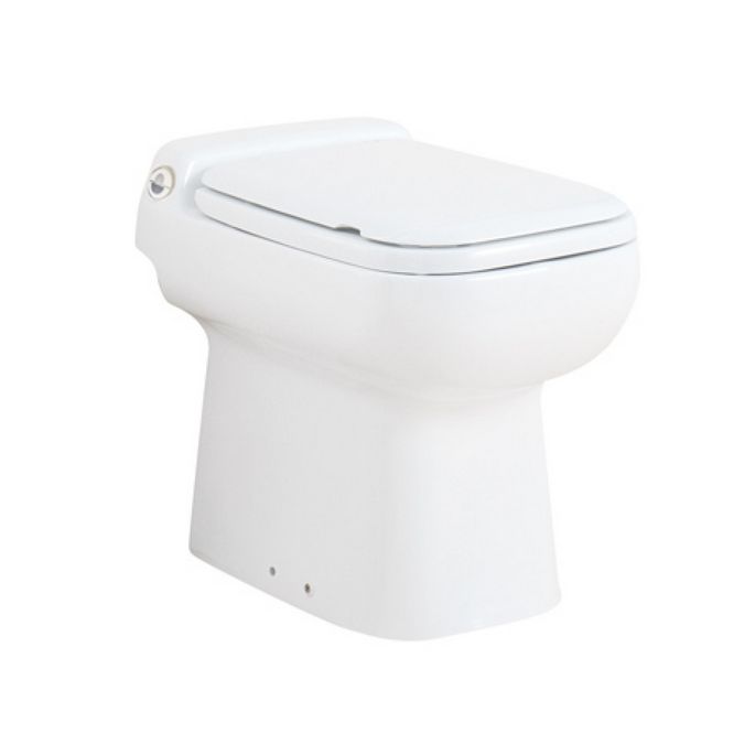 SFA Sanibroyeur Sanicompact Luxe CA500100 toiletzitting met deksel wit