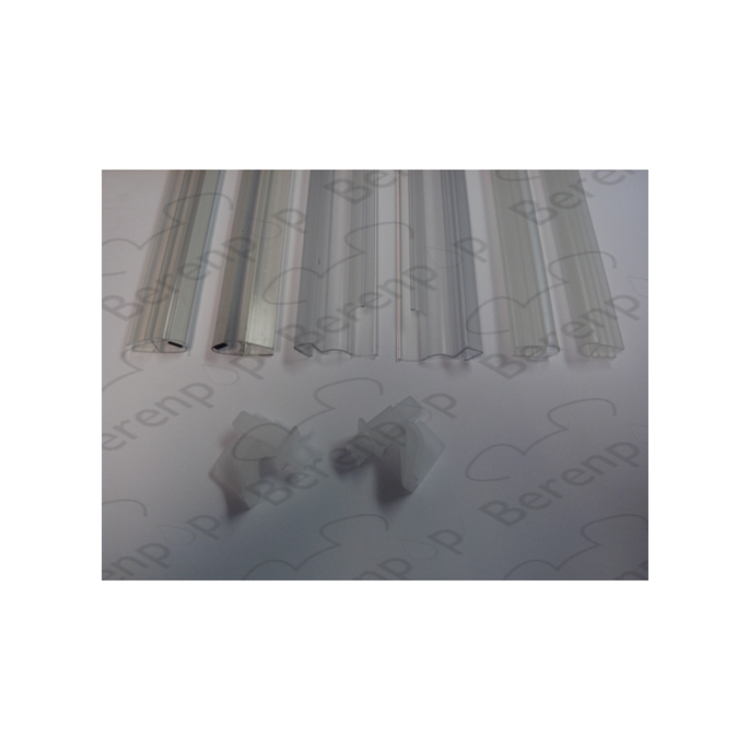 Sphinx Facette S8L41864 ( 2537264 ) complete strip set for corner shower 2-piece