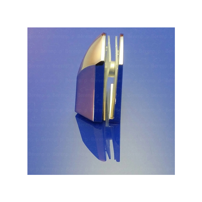 PDPlan Labyrinth glass mount lower left, chrome *no longer available*