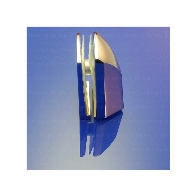 PDPlan Labyrinth glass mount right down, chrome *no longer available*