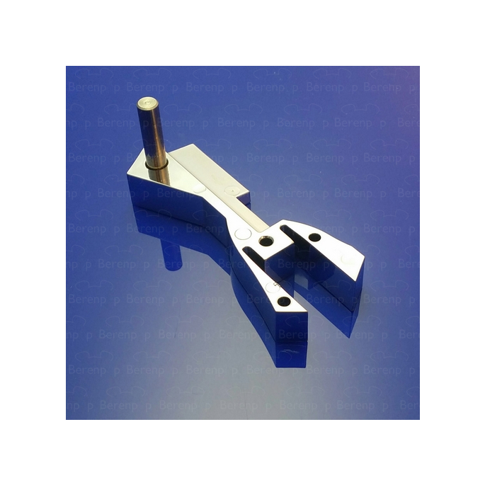 PDPlan Labyrinthscharnierfuß rechts (ohne Glasbefestigung) chrom *nicht mehr lieferbar*