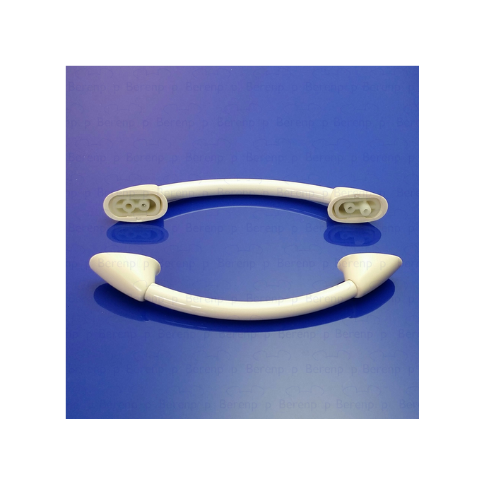 Sealskin Duka 3000 binnen- en buitengreep tbv kwartronde schuifdeur, wit *niet meer leverbaar*