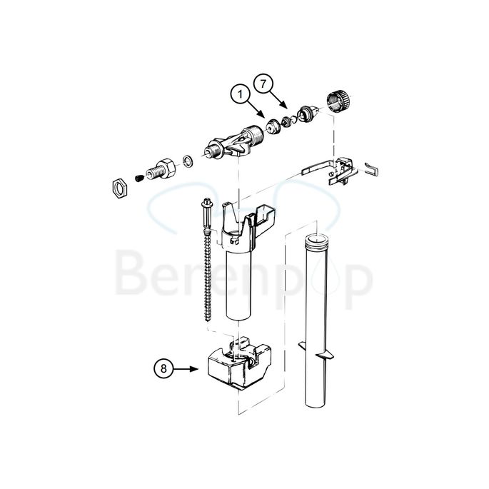 Wisa 8035432783 hydraulic float valve