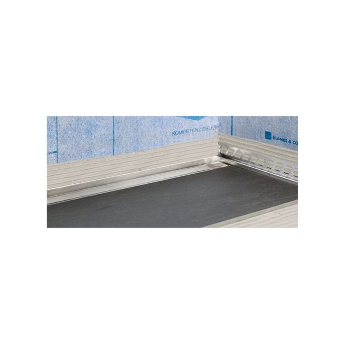 Blanke Aqua Deko 622280B32125 Dichtungsprofil für Dachrinne 1250x32mm Edelstahl gebürstet