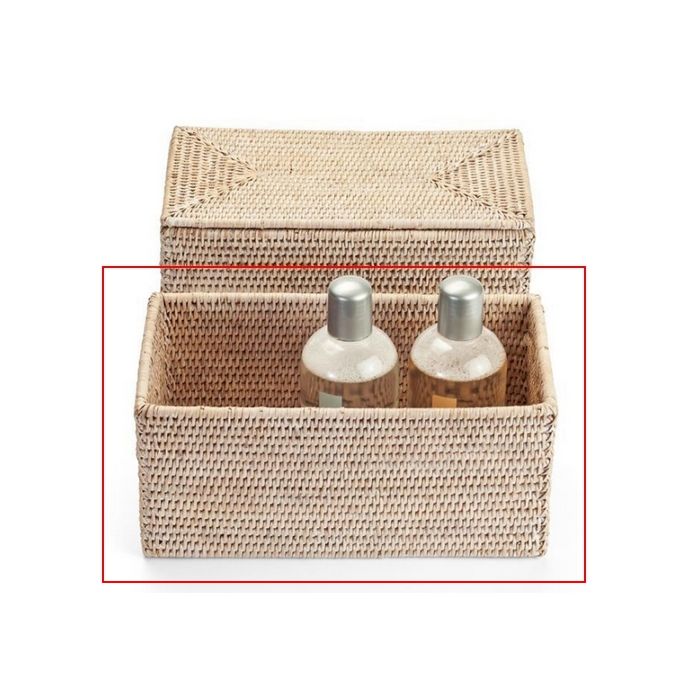 Decor Walther Basket 0922691 BASKET UTB multi box without lid rattan light colored