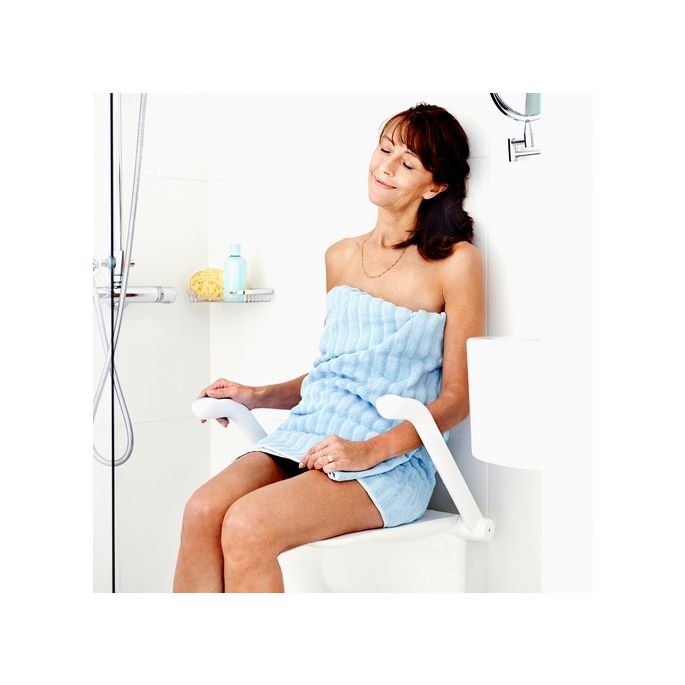Etac Relax 81703020 shower seat with armrests white