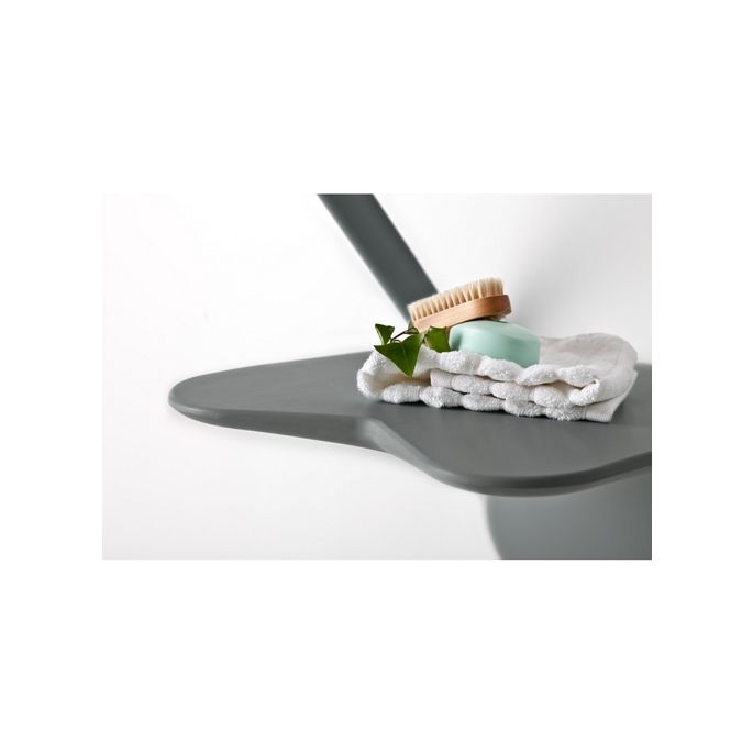 Etac Relax 81708010 Duschsitz mit Armlehnen Vulkangrau