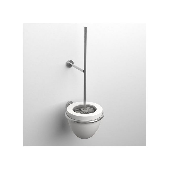 Clou Slim CL090304241 toiletborstel garnituur wand rvs geborsteld