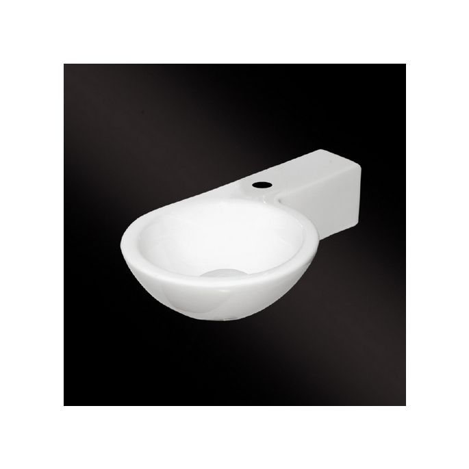 San4U 2506035 One Pack Step (rechts) fonteinset wit keramiek/ chroom