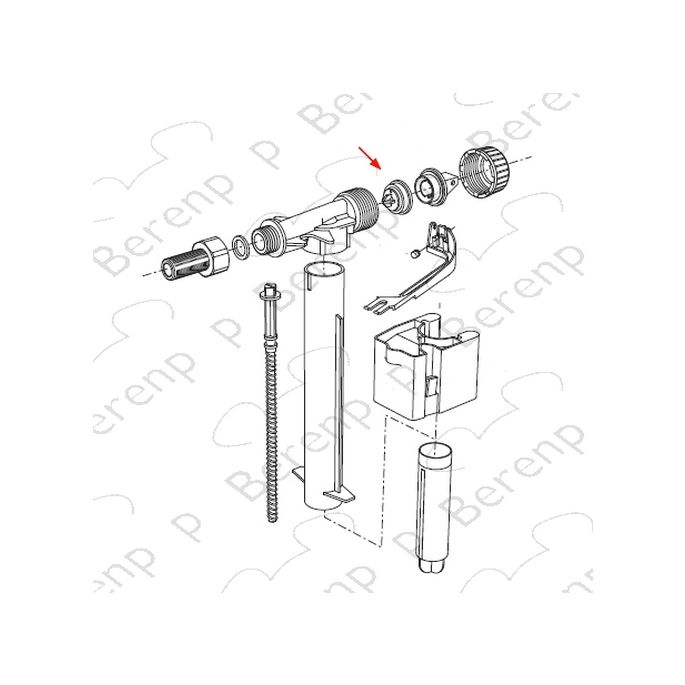 Wisa 8050800311 membrane for float valve