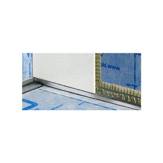 Blanke Aqua Keil Wall 845280B125R (8508) sealing profile 980x12.5x24mm right brushed stainless steel