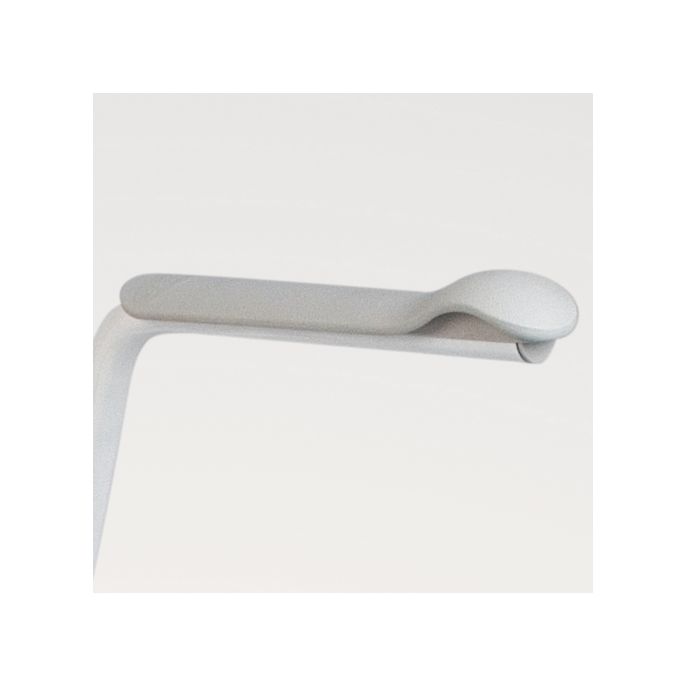 Etac Supporter 803031122 toilet seat with lid and armrests white