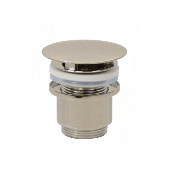 San4U 2501501 One Pack Queen (right) fountain set white ceramic/ nickel stainless steel look