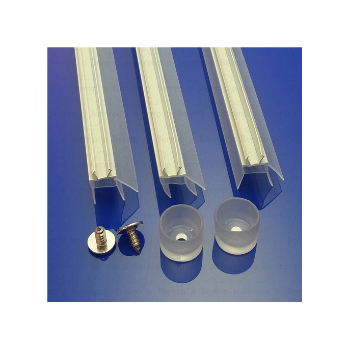 Provex Point - Classic 1207SA00F drainage strip 16mm high, transparent