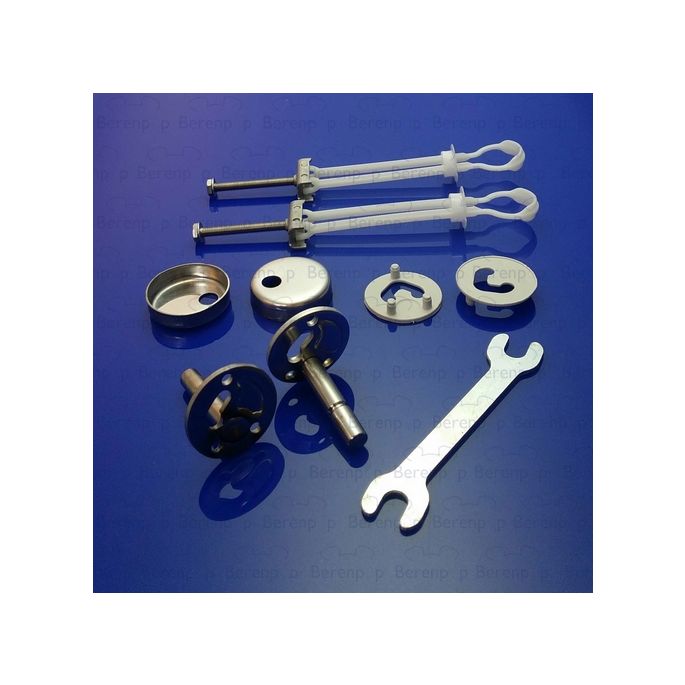 Villeroy en Boch Sentique 92205461 set verstellbar Scharniere chrom