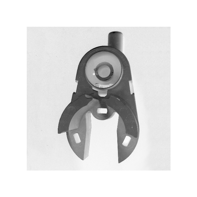 PDPlan Cristal hinge foot (without tubobus) left, chrome *no longer available*