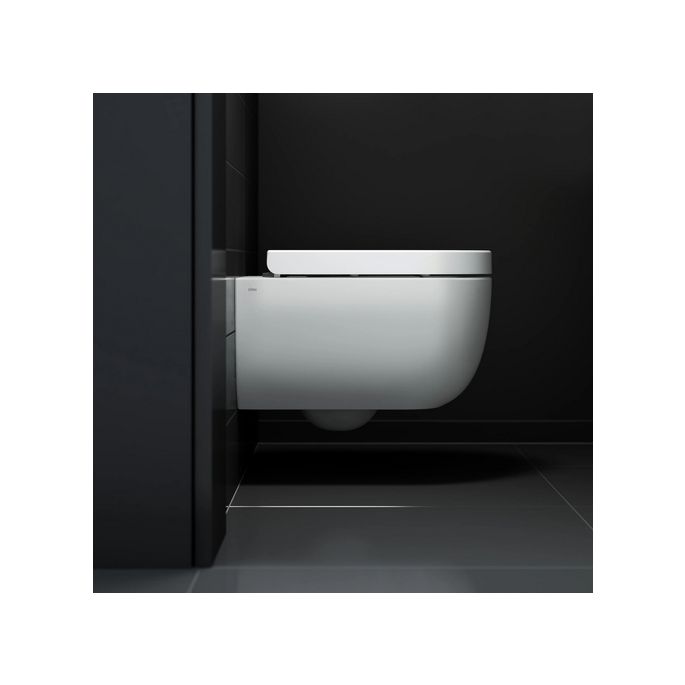 Clou Hammock CL040108020 Rimless 49cm wall toilet with toilet seat matt white