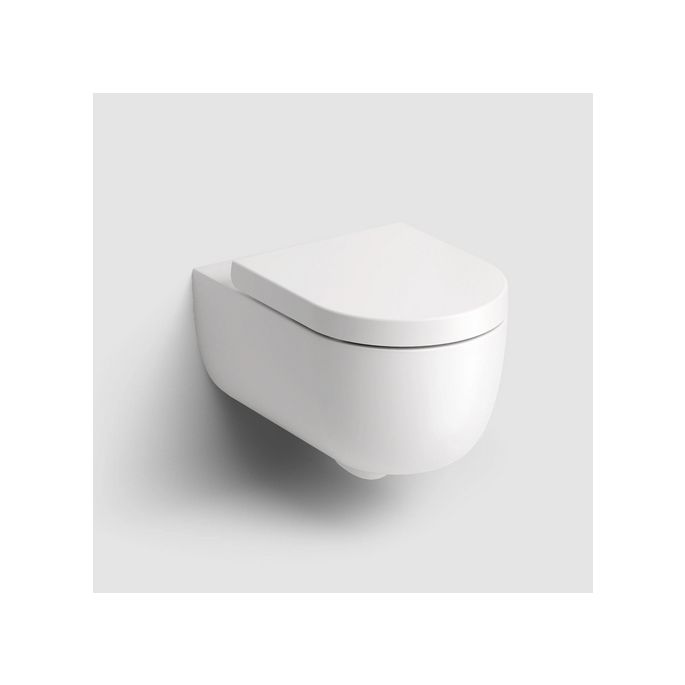 Clou Hammock CL040604020 toilet seat with cover matt white