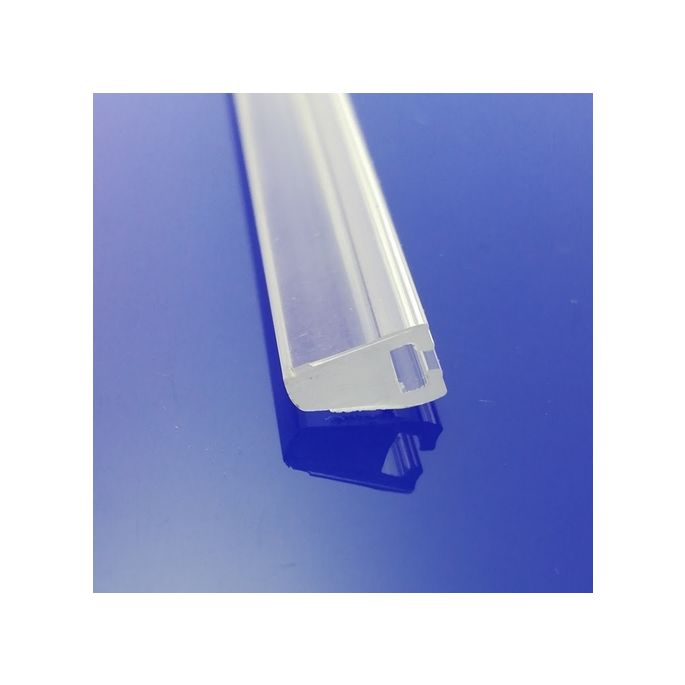 Duka Q042 K sealing profile 100cm transparent - for corner entry right side