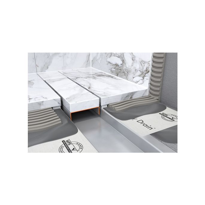 Easy Drain Compact 30 Modulo Stone EDM1NAT70030 shower channel 70cm side spout