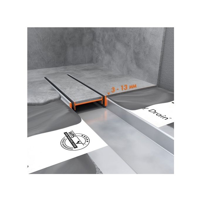 Easy Drain Compact 50 TAF Low EDM1TAFLT60050 shower channel 60cm side spout