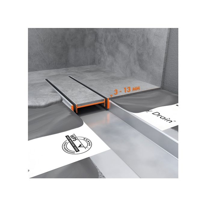 Easy Drain Compact 50 TAF Low EDM1TAFLZ50050 shower channel 50cm side spout