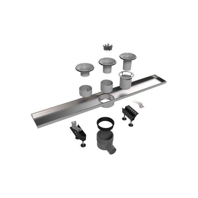 Easy Drain Multi Tile Drain EDT1500 shower drain 150cm side spout