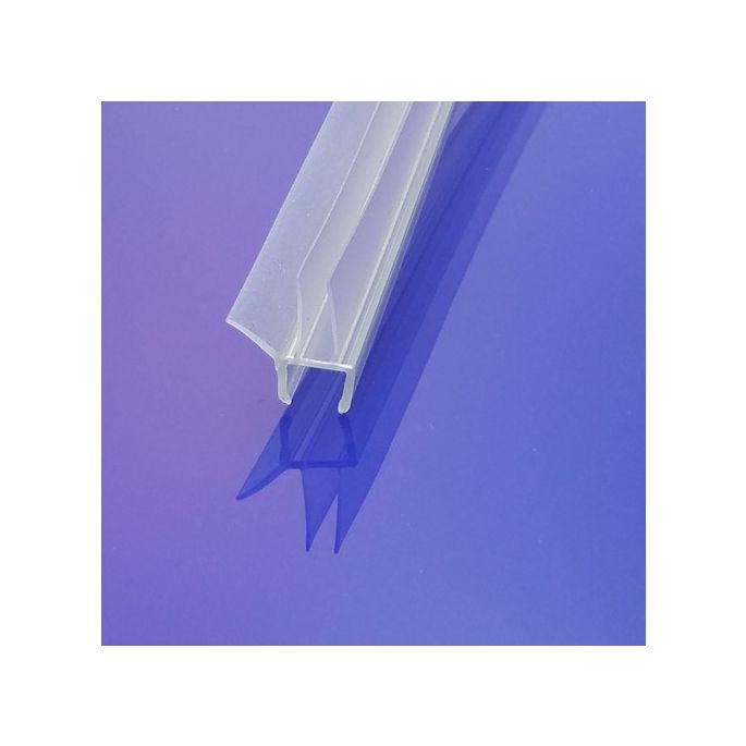 Exa-Lent Universal sample piece of shower rubber type DS48 - 2cm length and suitable for glass thickness 8mm - 3 flaps