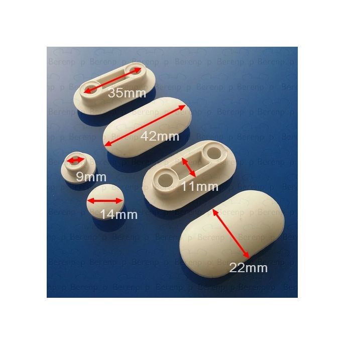 Geberit 598111000 buffers round and oval