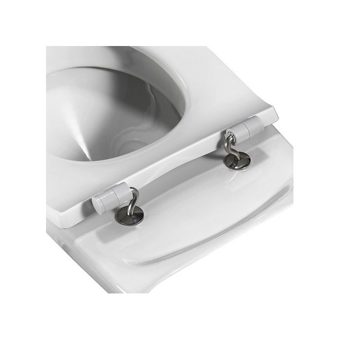 Pressalit Objecta D Pro 997011-DF7999 toiletzitting zonder deksel wit polygiene