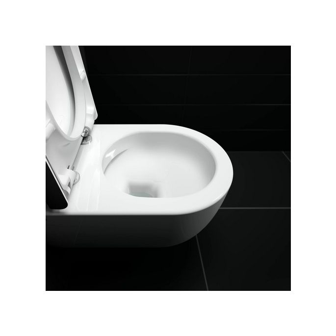 Clou Hammock CL040108020 Rimless 49cm wall toilet with toilet seat matt white