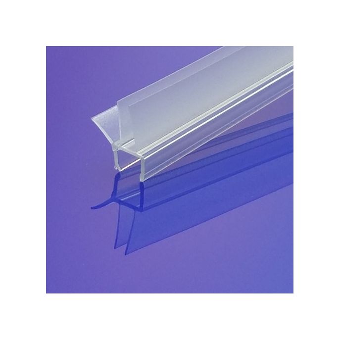 Exa-Lent Universal sample piece of shower rubber type DS48 - 2cm length and suitable for glass thickness 8mm - 3 flaps