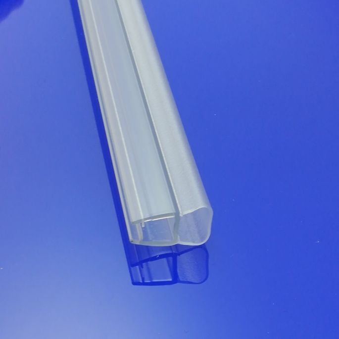 Exa-Lent Universelles Musterstück aus Duschgummi Typ DS59 - 2cm Länge und geeignet für Glasstärke 6mm - 1 Faltenbalg von 8mm (Kugel)