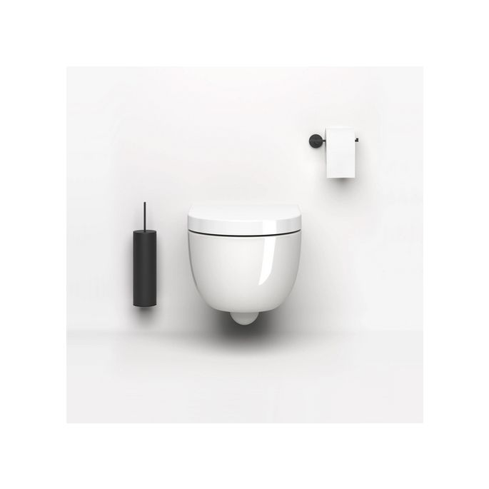 Clou Hammock CL0401060 Rimless 56cm wall toilet with toilet seat glossy white