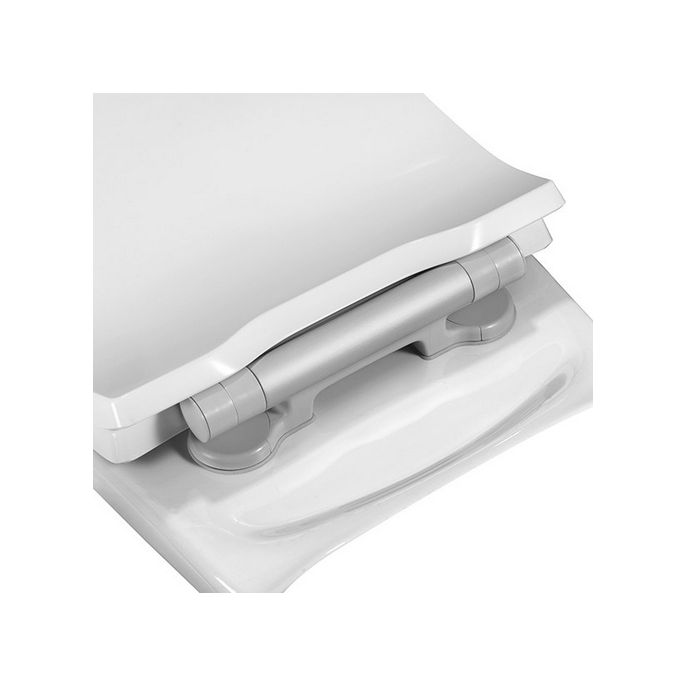 Pressalit Projecta Solid Pro 1004011-DG4925 toiletzitting met deksel wit polygiene
