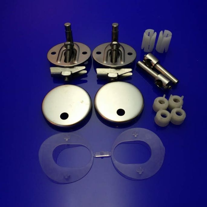 Ideal Standard Verbinden EV286AA Satz mit 2 Scharnieren chrom