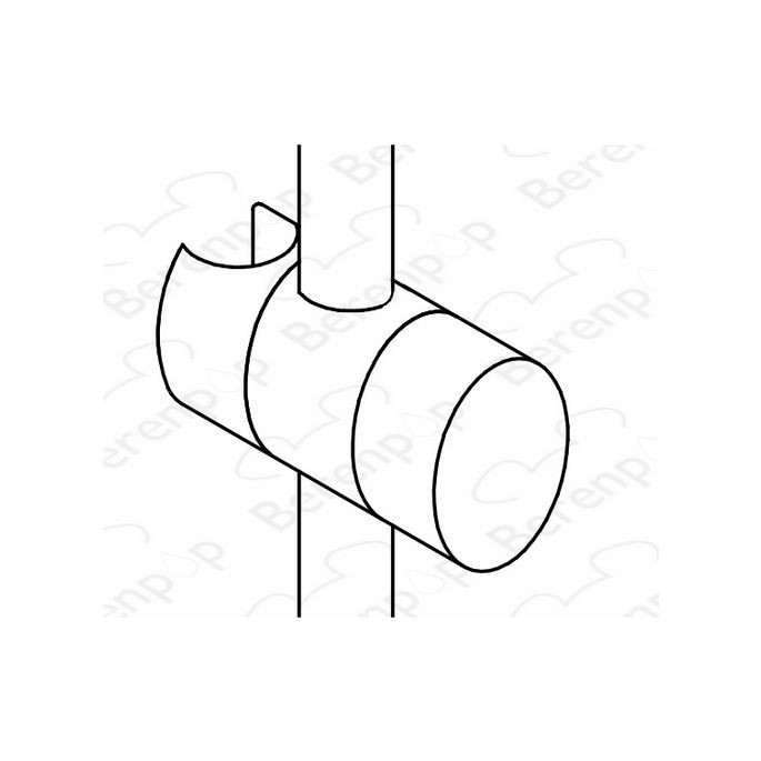 HSK Shower & Co E98508 sliding piece diameter 23mm (old model) chrome