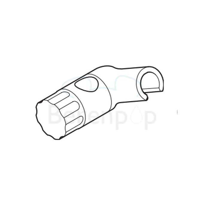 Hansgrohe 28672000 slide piece for Unica'88 and Unica'S slide bar chrome