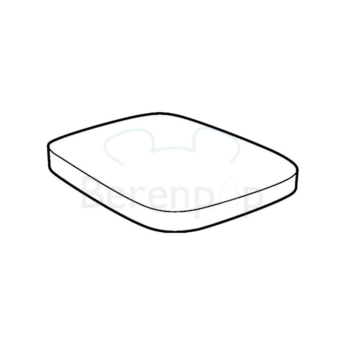 Keramag Silk 572620 toilet seat with lid white