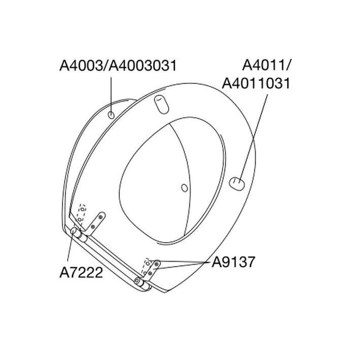 Pressalit Selandia (Wood) 522455-B47999 toilet seat with cover mahogany stained
