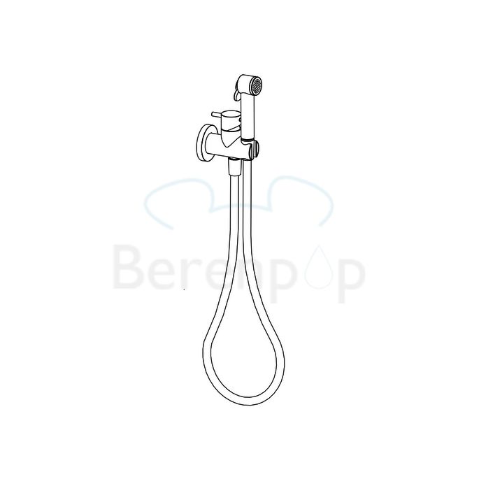 Raminex toiletdouches Tuka Tuka PD 677 51 toiletdouche met slang en mengkraan chroom