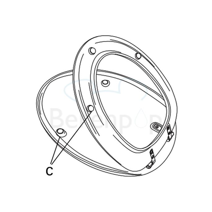 Villeroy en Boch Amadea 881061R1 toilet seat with lid white