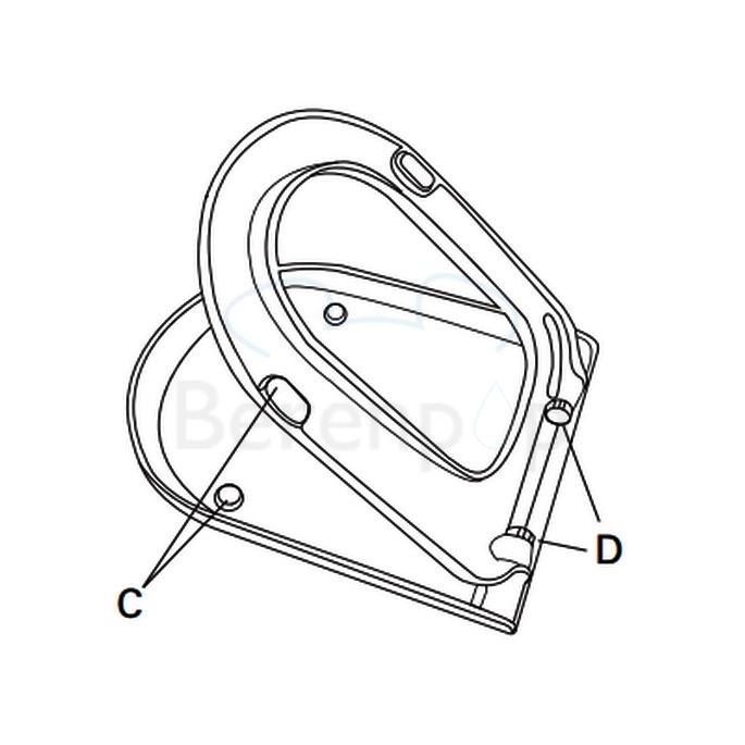 Villeroy en Boch Homage 8809S1R3 toilet seat with cover pergamon *no longer available*