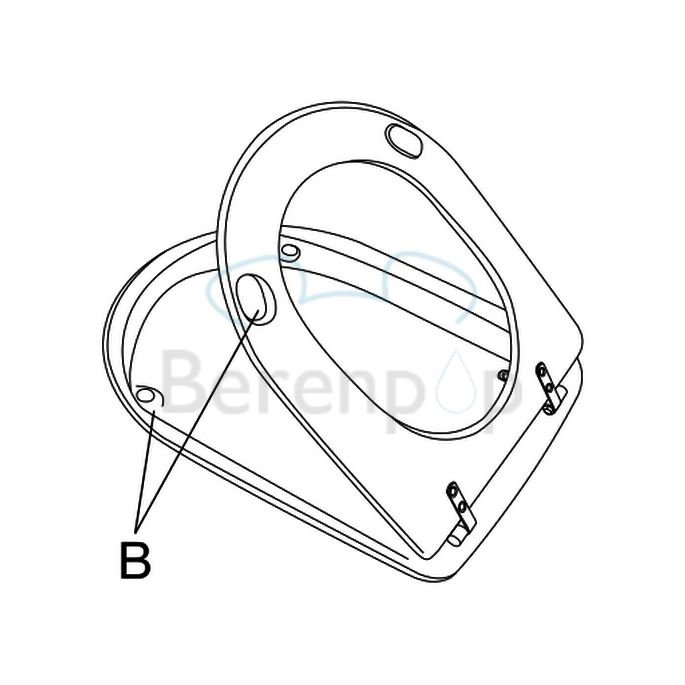 Villeroy en Boch Magnum 99506101 toilet seat with lid white