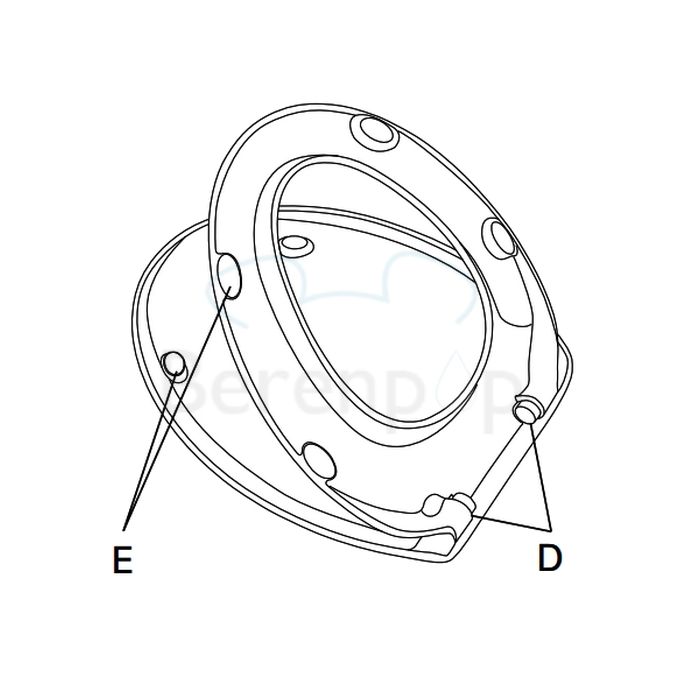 Villeroy en Boch Pure Stone 98M1S1R1 toilet seat with cover white