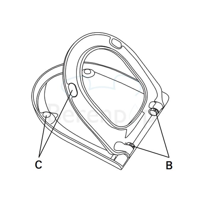 Villeroy en Boch Subway 2.0 Compact 9M69S101 WC-Sitze mit Deckel weiß